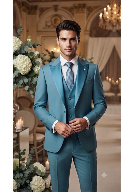 smoking petto a lancia con gilet MANUEL RITZ | Abiti | 3630ARW3328X 24000234